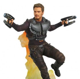 Maskless Star-Lord Guardians of the Galaxy Vol. 2 Marvel Movie Gallery PVC Statue by Diamond Select